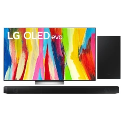 LG TV OLED 65" 164cm - OLED65C2 + Samsung HW-Q600B