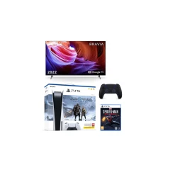 Pack PS5 + TV 50" 4K Sony - 1 Jeu Et 2 Manettes