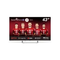 Smart-Tech 43QA20V3 Téléviseurs 43" QLED 4K UHD 50Hz Smart TV HDMI USB 2.0 Noir