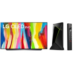 LG TV OLED 48" 121 Cm - OLED48C2 + Shield TV Pro