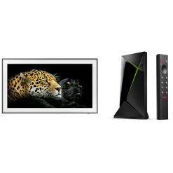 Samsung TV QLED 55" The Frame - QE55LS03AA + Shield TV Pro
