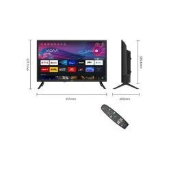 Smart-Tech Smart Tech TV LED HD - 24" HD (60cm) 24HV10T1- Smart TV Vidaa - 3xHDMI... -emarqt shop smart tech tv led hd 24 hd 60cm 24hv10t1 smart tv vidaa 3xhdmi 2xusb wifi mode hotel 14058524 39030928 1140x1140