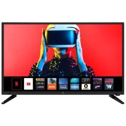 emarqt shop 15 Dual Smart TV 32'' HD Netflix YouTube PrimeVideo Screencast USB HDMI