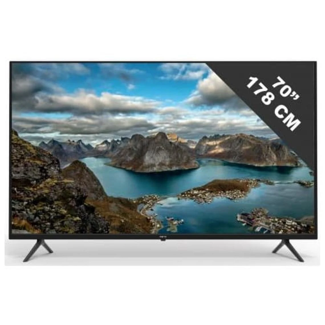Metz Téléviseur 70" 4K UHD LED 50Hz HDR10 Android TV Wi-Fi HDMI USB Noir 1 Metz Téléviseur 70" 4K UHD LED 50Hz HDR10 Android TV Wi-Fi HDMI USB Noir