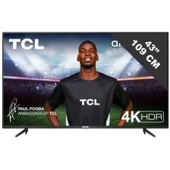 Téléviseur 4K 43'' 108 Cm TCL 43P615 4K 43'' 108 Cm Noir