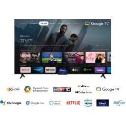 TCL 58P631 Téléviseur 58" LED 4K UHD 60Hz Android TV Wi-Fi HDMI Noir -emarqt shop tv led 4k 146 cm tv 4k led 58p631 google tv 13324746 36358982 1140x1140