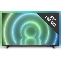 PHILIPS 55PUS7906 TV LED UHD 4K - 55 (139cm) - Ambilight 3 Côtés - D...