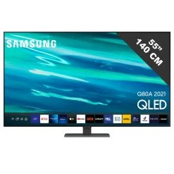 Téléviseur QLED 55'' 138 Cm SAMSUNG QE55Q80A
